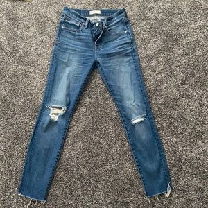 MADEWELL Distressed Skinny Jeans